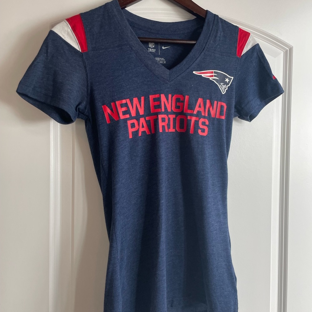 NFL Team Apparel New England Patriots Blue Nike Shirt